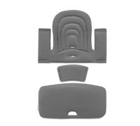 hauck Cojín Trona Bebé 3 Piezas - Compatible con Reductor de Asiento para Alph Bet y Arketa (No Incluido) - Certificado OEKO-TEX® - Algodón Acolchado y Suave - Resistente y Lavable - Gris