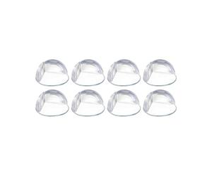 hauck Corner Me 2 Protector Esquinas Bebes, para Cantos de Mesas y Muebles, Esquineros Protectores, Kit de Seguridad para Bebés, Material de Silicona Suave, Set de 8 Unidades, Transparente