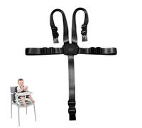 Hauck Correa para trona, 5 puntos para Tripp Trapp, cinturones de seguridad de repuesto, accesorios para cochecito, cinturón de seguridad ajustable convertible para bebé, cinturón de seguridad