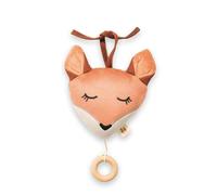 hauck Cuddle N Sleep Juguete Musical Bebé - Peluche Colgante Cuna con Mecanismo Musical Extraíble - Música Clásica Nana de Brahms - 2 Minutos - Zorro