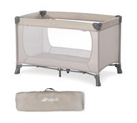 hauck Cuna de Viaje Dream N Play, Parque Infantil desde Nacimiento hasta 15 kg, Cuna Viaje Bebe, Corral Bebe con Bolsa de Transporte, Cuna de Playa, 120x60 cm, Beige