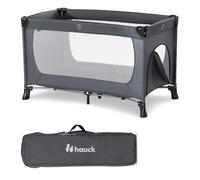 hauck Dream N Play Plus Parque Infantil Bebe Plegable, Cuna de Viaje Bebe desde el Nacimiento hasta 15 kg, Bolsa de Transporte, 120 x 60 cm - Gris
