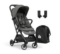 hauck Fly N Care Carrito Bebe Ultracompacto y ligero - Plegado con una Mano - Reclinable desde el Nacimiento hasta 22 kg - Bolsa de Transporte - Adaptadores para Portabebés - Protección UV 50+