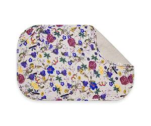 hauck Funda Cambiador Bebe - Topper Cambiador de Fibras Muselina y Rizo Transpirables, Lavable a 60° C, Empapadores Compatible con Change N Clean Baby, Toalla Unisex 69x44 cm - Floral