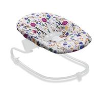 hauck Funda Protectora para Hamaca Bebé - Cubierta Mecedora Compatible con Alpha Bouncer Premium Alpha Bouncer Deluxe Alpha Bouncer 2 en 1 - Algodón Transpirable 85 cm x 74 cm cm - Floral
