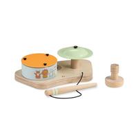 hauck Juguete Musical Bebe - Tambor Bebe para Alpha+ Beta+ y Arketa Play Tray - Juguete Musical Madera Desarrolla la Motricidad desde 10 meses - hauck Animals