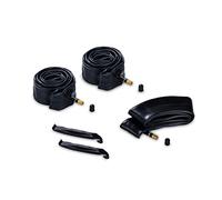 hauck Kit de Reparación de Neumáticos para Silla de Paseo de 3 Ruedas, 2 x 16" Camara de Aire + 1 x 12", Cámara de Aire Neumaticos 12 Pulgadas, incl. Elevador, Negro