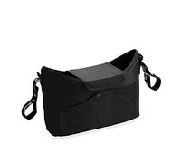 hauck Organizador Carrito Bebé Universal, Negro - Bolsa para Cochecito 35 x 10 x 22 cm, con Portavasos, Bolsillos, Fácil de Colocar, Diseño Moderno, Accesorio Paseo, Fácil de Limpiar