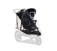 hauck Plastico Lluvia Silla Paseo Universal, Burbuja Lluvia Universal con Ribete Reflectante, Protector Lluvia Carro Bebe de 3 Ruedas, Ventana, Transparente