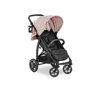 Hauck Rapid - Cochecito 4D, color rosa polvoriento - Cochecito completo, compacto y plegable con una mano, ruedas grandes, con protector de lluvia