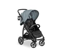 Hauck Rapid - Cochecito 4D, color verde selva, cochecito completo, compacto y plegable con una mano, ruedas grandes, con protector de lluvia