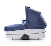 hauck Saturn, Mars capazo para cochecitos Saturn R y Mars, colchón extra suave, capota grande, plegado compacto, ligero - Azul