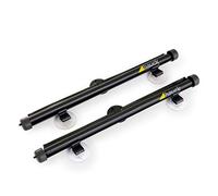 hauck Shade Me 2 Parasol Coche Lateral Universal, Parasol Coche Bebe, Protector Solar Coche con Ventosas, Enrollable, 2 Unidades, Gris