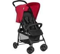 hauck Silla de Paseo de Viaje Ultraligera 5,9 kg, Sport Red | Plegado rápido y compacto, carrito Bebé reclinable desde nacimiento hasta 15 kg, cesta XL y ruedas de plástico antipinchazos