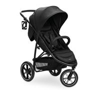 hauck Silla de Paseo Rapid 3 Air - Carrito Bebe 3 Ruedas desde Nacimiento hasta 22 kg - Neumáticos de Aire - Suspensión - Carro Ligero Reclinable - Protección UV 50+ - Manillar Ajustable - Negro