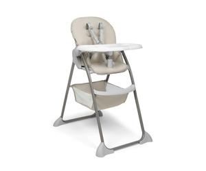 hauck Sit N Fold - Trona Plegable para Bebé y Niños desde 6 Meses hasta 15 kg | Silla de Comer Ergonómica con Arnés 5 Puntos - Respaldo y Bandeja Ajustables - Gran Cesta