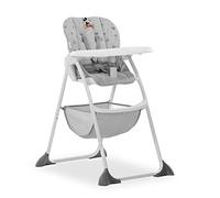 hauck Sit N Fold - Trona plegable para niños pequeños con bandeja y cesta de 6 meses hasta 15 kg, diseño de Mickey Mouse de Disney, color gris