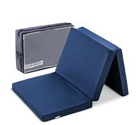 hauck Colchon Cuna de Viaje Plegable 120 x 60 cm - Colchoneta Espuma 5 cm de Grosor - Suelo Parques Infantiles - Colchón Parque Cuna - Bolsa Incluida - Azul
