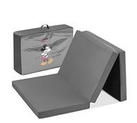 hauck Disney Colchón Cuna de Viaje Plegable, Colchon Cuna120x60 cm, Colchoneta Espuma 5 cm de Grosor, Suelos Parques Infantiles, Bolsa Incluida, Mickey Gris