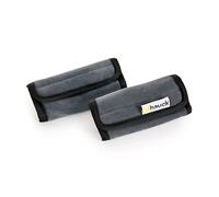 hauck Smooth Me Protector Cinturon Coche Niños, Protector Arnes Bebe, Universales, Cierre de Velcro, 2 Unidades, 13 x 6 cm, Gris