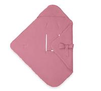 hauck Snuggle so Cosy, Arrullo para Bebes Recién Nacidos, Saco Capazo Bebe, Manta Envolvente Universal - Portabebés - Silla de Paseo, Arnés 5 Puntos, Lavable 30º, 75x75 cm, Rosa