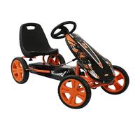 hauck Speedster Kart Pedales para Niños, Go Kart desde 4 años hasta 50 kg, Freno de Mano, Asiento Ajustable en 3 Posiciones, Marco de Acero