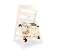 hauck Tablero Sensorial de Madera para Trona Evolutiva Alpha Plus Beta Plus y Arketa - Juguetes Madera Bebe desde 10 Meses - Tablero Educativo Madera Certificada FSC® - Fijación Rápida