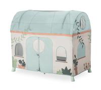 hauck Tienda para Niños de Parque Infantil Bebe, Tienda de Juegos para Cuna de Viaje Bebe con Puertas y Ventanas, Casita de Tela para Parque Cuna Bebe, Plants