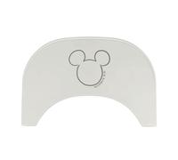 hauck Tray Mat Mantel Silicona Bebé Antideslizante - Salvamantel Individual Infantil para Trona Uso Alimentario - Tapete Protector Mesa - Placemats para Lavavajillas - Disney Mickey Mouse Gris