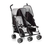 hauck Turbo Duo - Silla de paseo doble, color piedra