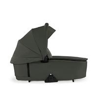 hauck Walk N Care Capazo Bebe Premium, para Recién Nacidos hasta 9 kg, Fácil Fijación al Chasis, Fácil Extracción, Ventana Panorámica XXL, Protección UV50+, Plegable con una Mano, Verde Oscuro