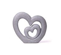 HAUCOZE Corazón Decorativa Figure Amor Regalo Escultura Modern Estatua Interior Salon Arte Resina Decoración del Hogar 35cm