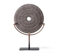 HAUCOZE Modern Escultura Decorativa Pantalla Figura Estatua Interior Regalo Salon Arte Resina Decoración del Hogar 34cm