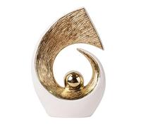 HAUCOZE Moderna Figura Decorativa Abstracta Escultura Regalo Salon Estatua Interior Arte Resina Decoración del Hogar 25cm