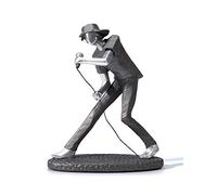HAUCOZE Músico Estatua Figura Musical Regalo Decoración Modern Adorno Interior Arte Hogar Regalo para Salón Comedor Oficina Poliresina 22cm