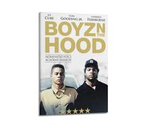 HAUEBDANSEY Boyz N The Hood Póster estético vintage para pared, lienzo decorativo, pintura decorativa para sala de estar, dormitorio, decoración de habitación, 20 x 30 cm, estilo marco