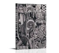 HAUEBDANSEY Dove Cameron - Póster estético vintage para pared, lienzo, pintura decorativa para sala de estar, dormitorio, decoración de 30 x 45 cm, estilo marco