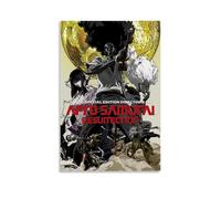 HAUEBDANSEY Póster de anime Afro Samurai 2 pósteres estéticos vintage para pared, lienzo, pintura decorativa para sala de estar, dormitorio, decoración de habitación, 60 x 90 cm, estilo sin marco