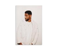 HAUEBDANSEY Póster de Bryson Tiller estético vintage para pared, lienzo decorativo, pintura decorativa para sala de estar, dormitorio, decoración de habitación, 60 x 90 cm, estilo sin marco
