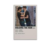 HAUEBDANSEY Póster decorativo de pared con texto en inglés "Holding The Man" (20 x 30 cm), estilo sin marco