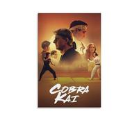 HAUEBDANSEY Póster estético de Cobra Kai para pared, estilo vintage, lienzo decorativo, para sala de estar, dormitorio, decoración de habitación, 20 x 30 cm, estilo sin marco