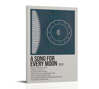 HAUEWB4HEWY A Song For Every Moon by Bruno Major - Póster estético de lona para pared, pinturas de arte moderno para salas de estar, 60 x 90 cm, estilo marco