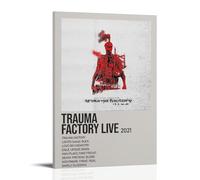HAUEWB4HEWY Nothing,Nowhere Album Trauma Factory Live Poster estético lona cubierta póster arte de pared arte moderno pinturas para salas de estar, 20 x 30 cm, estilo marco