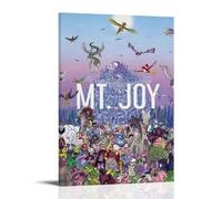 HAUEWB4HEWY Póster estético de portada de álbum de Mt. Joy para pared, pinturas de arte moderno para salas de estar, 30 x 45 cm, estilo marco
