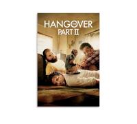 HAUEWB4HEWY Póster estético de The Hangover Part II con cubierta de lienzo para pared, pinturas de arte moderno para salas de estar, 30 x 45 cm, estilo sin marco