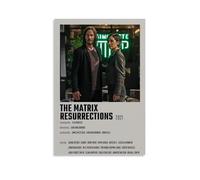 HAUEWB4HEWY Póster estético de The Matrix Resurrections para pared, arte moderno, pinturas para salas de estar, 40 x 60 cm, estilo sin marco