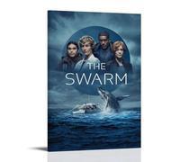 HAUEWB4HEWY Póster estético de The Swarm con cubierta de lienzo para pared, pinturas de arte moderno para salas de estar, 40 x 60 cm, estilo marco