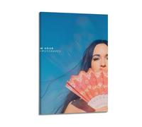 HAUEYQWUEGG Kacey Musgraves - Póster de álbum de pared, lienzo vintage para decoración de sala de estar, dormitorio, 40 x 60 cm, estilo marco