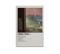HAUEYQWUEGG Mxmtoon Álbum Liminal Space Pósteres para pared, póster decorativo vintage para sala de estar, dormitorio, 20 x 30 cm, estilo sin marco