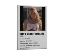 HAUEYQWUEGG Póster de Darling de Don't Worry Darling Arte Estético Lienzo Póster Vintage Pintura Decorativa para la Decoración de la Habitación 40 x 60 cm (40 x 60 cm) Estilo de marco